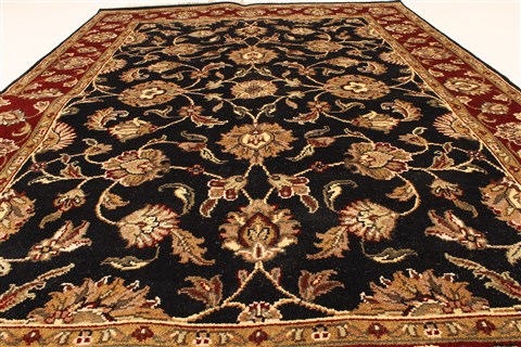 Jaipur Black Hand Knotted 411 X 611 Area Rug 250-28209 Image 10
