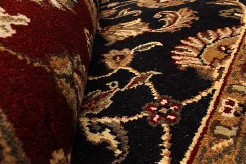 Jaipur Black Hand Knotted 411 X 611 Area Rug 250-28209 Image 1