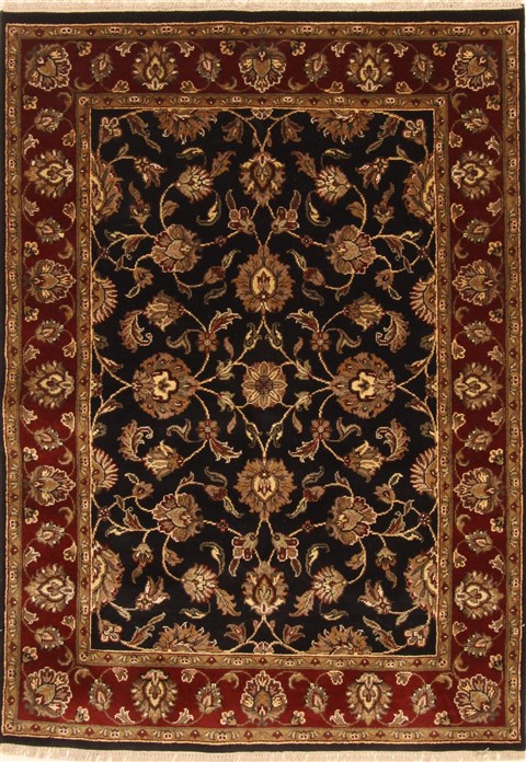 Jaipur Black Hand Knotted 411 X 611 Area Rug 250-28209 Image 0