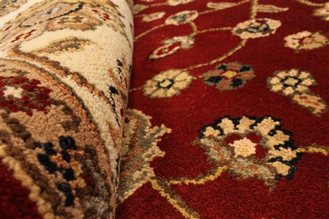 Jaipur Red Hand Knotted 60 X 90 Area Rug 250-28210 Image 1