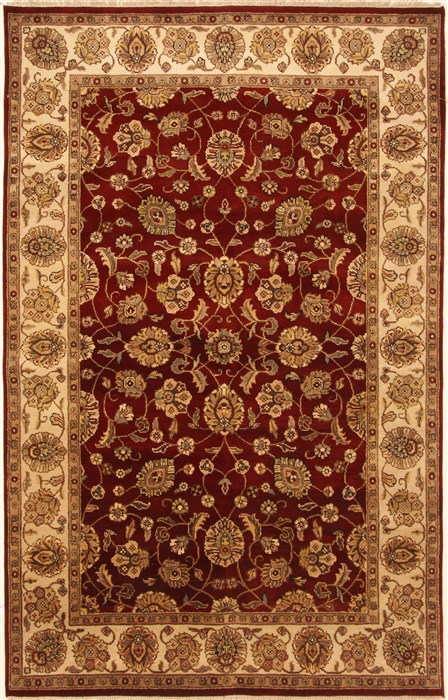 Jaipur Red Hand Knotted 60 X 90 Area Rug 250-28210 Image 0