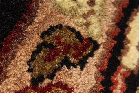 Jaipur Black Round Hand Knotted 60 X 60 Area Rug 250-28211 Image 3