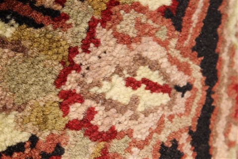Jaipur Black Round Hand Knotted 60 X 60 Area Rug 250-28211 Image 4