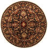Jaipur Black Round Hand Knotted 60 X 60  Area Rug 250-28211 Thumb 0