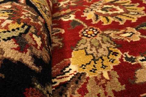 Jaipur Red Round Hand Knotted 60 X 60 Area Rug 250-28212 Image 11