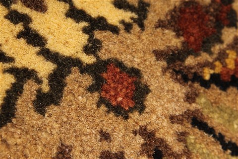 Jaipur Red Round Hand Knotted 60 X 60 Area Rug 250-28212 Image 1