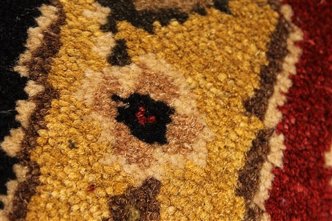 Jaipur Red Round Hand Knotted 60 X 60 Area Rug 250-28212 Image 3