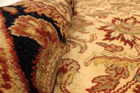 Jaipur Beige Round Hand Knotted 60 X 60 Area Rug 250-28213 Image 10