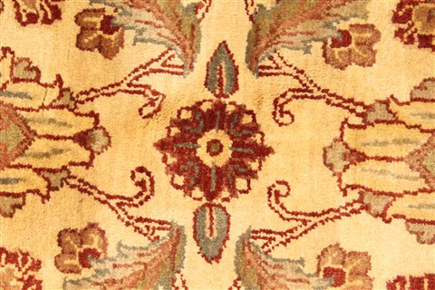 Jaipur Beige Round Hand Knotted 60 X 60 Area Rug 250-28213 Image 6