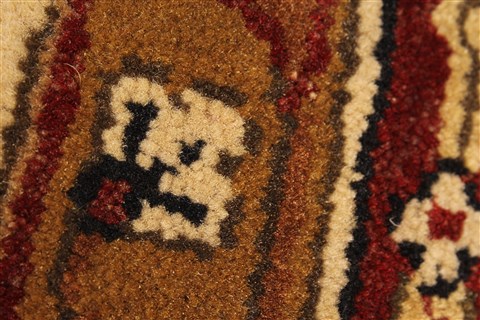 Jaipur Beige Hand Knotted 60 X 90 Area Rug 250-28214 Image 1