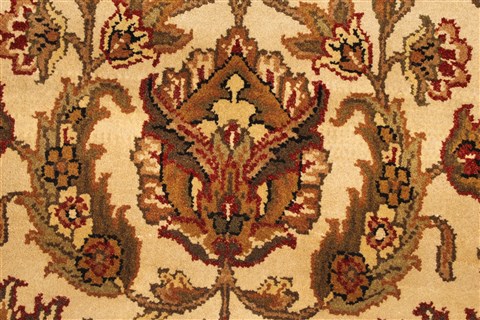 Jaipur Beige Hand Knotted 60 X 90 Area Rug 250-28214 Image 4