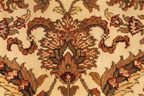 Jaipur Beige Hand Knotted 60 X 90 Area Rug 250-28214 Image 5