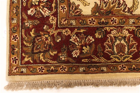 Jaipur Beige Hand Knotted 60 X 90 Area Rug 250-28214 Image 8