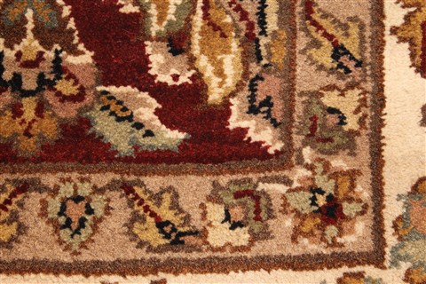 Jaipur Red Hand Knotted 60 X 90 Area Rug 250-28215 Image 4