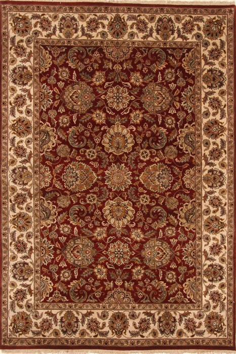 Jaipur Red Hand Knotted 60 X 90 Area Rug 250-28215 Image 0