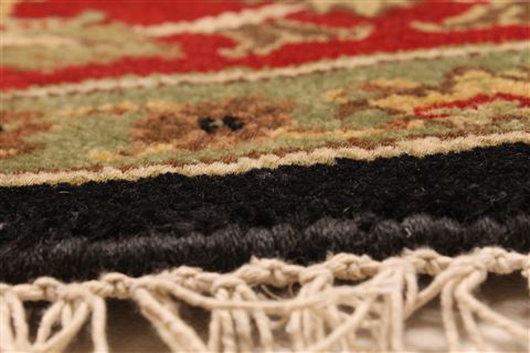 Jaipur Black Round Hand Knotted 80 X 80 Area Rug 250-28216 Image 8