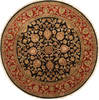 Jaipur Black Round Hand Knotted 80 X 80 Area Rug 250-28216 Thumb 0
