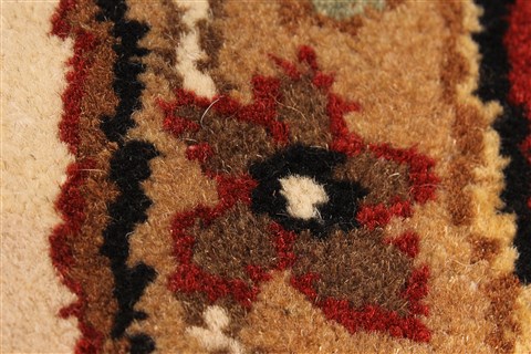 Jaipur Beige Round Hand Knotted 80 X 80 Area Rug 250-28217 Image 1