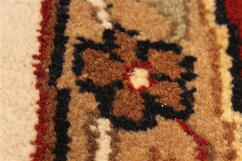 Jaipur Beige Round Hand Knotted 80 X 80 Area Rug 250-28217 Image 2