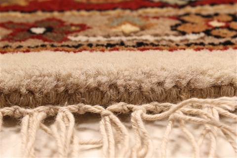Jaipur Beige Round Hand Knotted 80 X 80 Area Rug 250-28217 Image 6