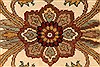 Jaipur Beige Round Hand Knotted 80 X 80  Area Rug 250-28217 Thumb 4