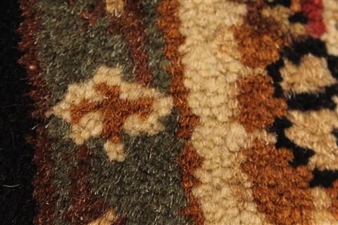 Jaipur Black Hand Knotted 40 X 60 Area Rug 250-28218 Image 3