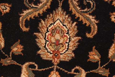 Jaipur Black Hand Knotted 40 X 60 Area Rug 250-28218 Image 5