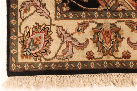 Jaipur Black Hand Knotted 40 X 60 Area Rug 250-28218 Image 7