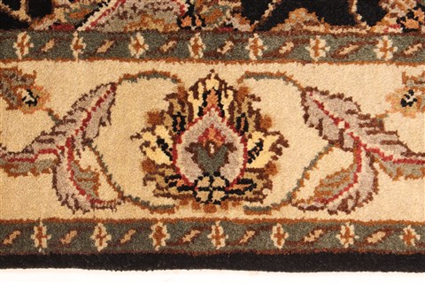 Jaipur Black Hand Knotted 40 X 60 Area Rug 250-28218 Image 9