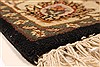 Jaipur Black Hand Knotted 40 X 60 Area Rug 250-28218 Thumb 6
