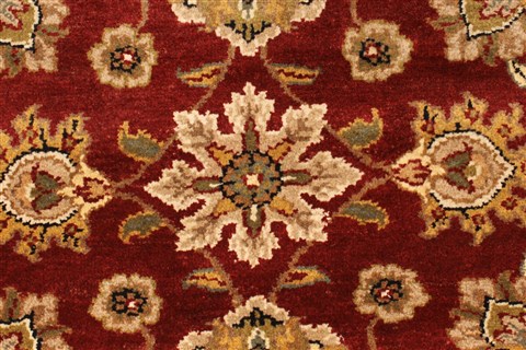 Jaipur Red Hand Knotted 40 X 60 Area Rug 250-28219 Image 10