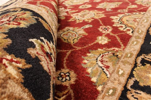 Jaipur Red Hand Knotted 40 X 60 Area Rug 250-28219 Image 1