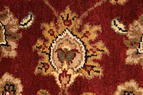 Jaipur Red Hand Knotted 40 X 60 Area Rug 250-28219 Image 7