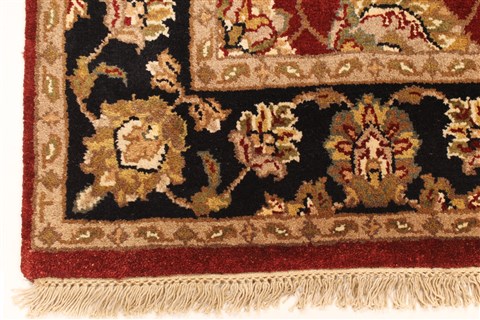 Jaipur Red Hand Knotted 40 X 60 Area Rug 250-28219 Image 9