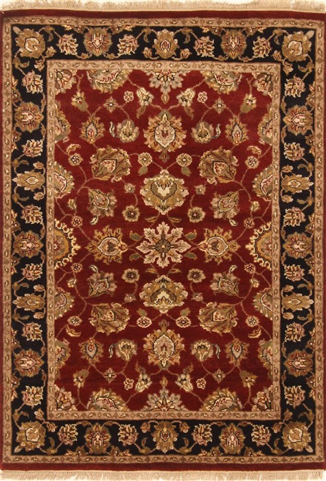 Jaipur Red Hand Knotted 40 X 60 Area Rug 250-28219 Image 0