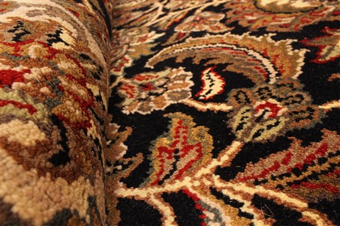 Jaipur Black Hand Knotted 40 X 60 Area Rug 250-28220 Image 13