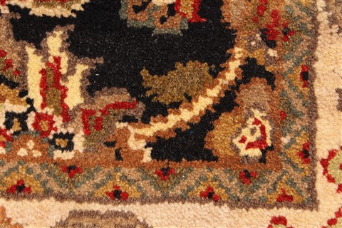 Jaipur Black Hand Knotted 40 X 60 Area Rug 250-28220 Image 3