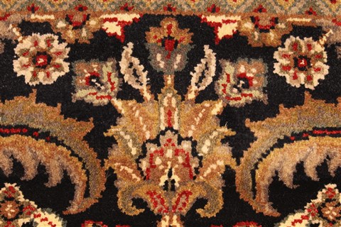 Jaipur Black Hand Knotted 40 X 60 Area Rug 250-28220 Image 4