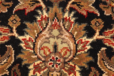 Jaipur Black Hand Knotted 40 X 60 Area Rug 250-28220 Image 5