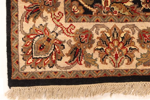 Jaipur Black Hand Knotted 40 X 60 Area Rug 250-28220 Image 7