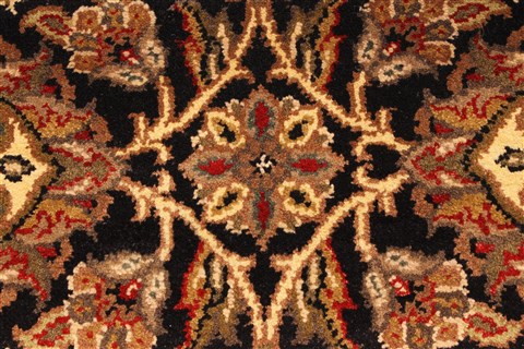 Jaipur Black Hand Knotted 40 X 60 Area Rug 250-28220 Image 8