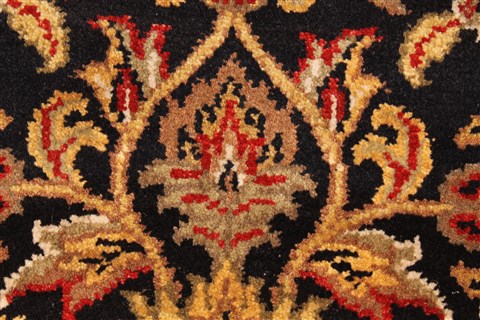 Jaipur Black Hand Knotted 40 X 60 Area Rug 250-28221 Image 10