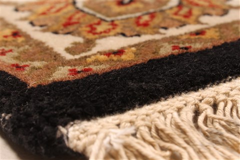 Jaipur Black Hand Knotted 40 X 60 Area Rug 250-28221 Image 12