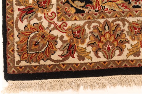 Jaipur Black Hand Knotted 40 X 60 Area Rug 250-28221 Image 13