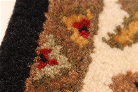 Jaipur Black Hand Knotted 40 X 60 Area Rug 250-28221 Image 7