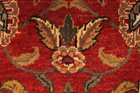 Jaipur Red Hand Knotted 30 X 50 Area Rug 250-28222 Image 5