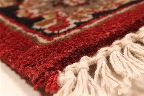 Jaipur Red Hand Knotted 30 X 50 Area Rug 250-28222 Image 6