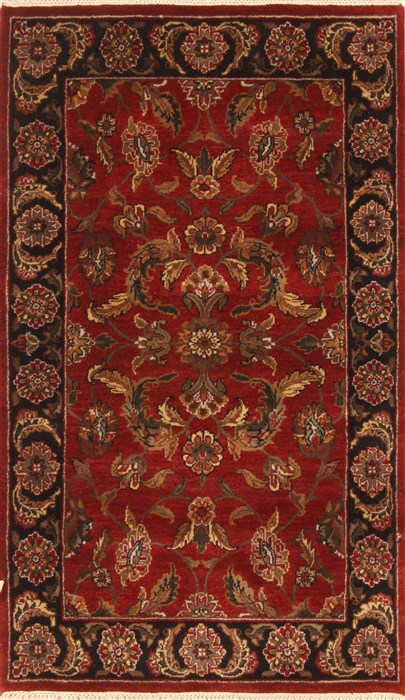 Jaipur Red Hand Knotted 30 X 50 Area Rug 250-28222 Image 0