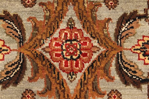 Jaipur Beige Hand Knotted 30 X 50 Area Rug 250-28223 Image 8