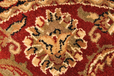 Jaipur Beige Round Hand Knotted 40 X 40 Area Rug 250-28224 Image 10